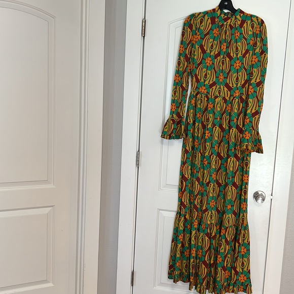 LA DOUBLEJ
Visconti tiered floral-print crepe maxi dress - Picture 4 of 4